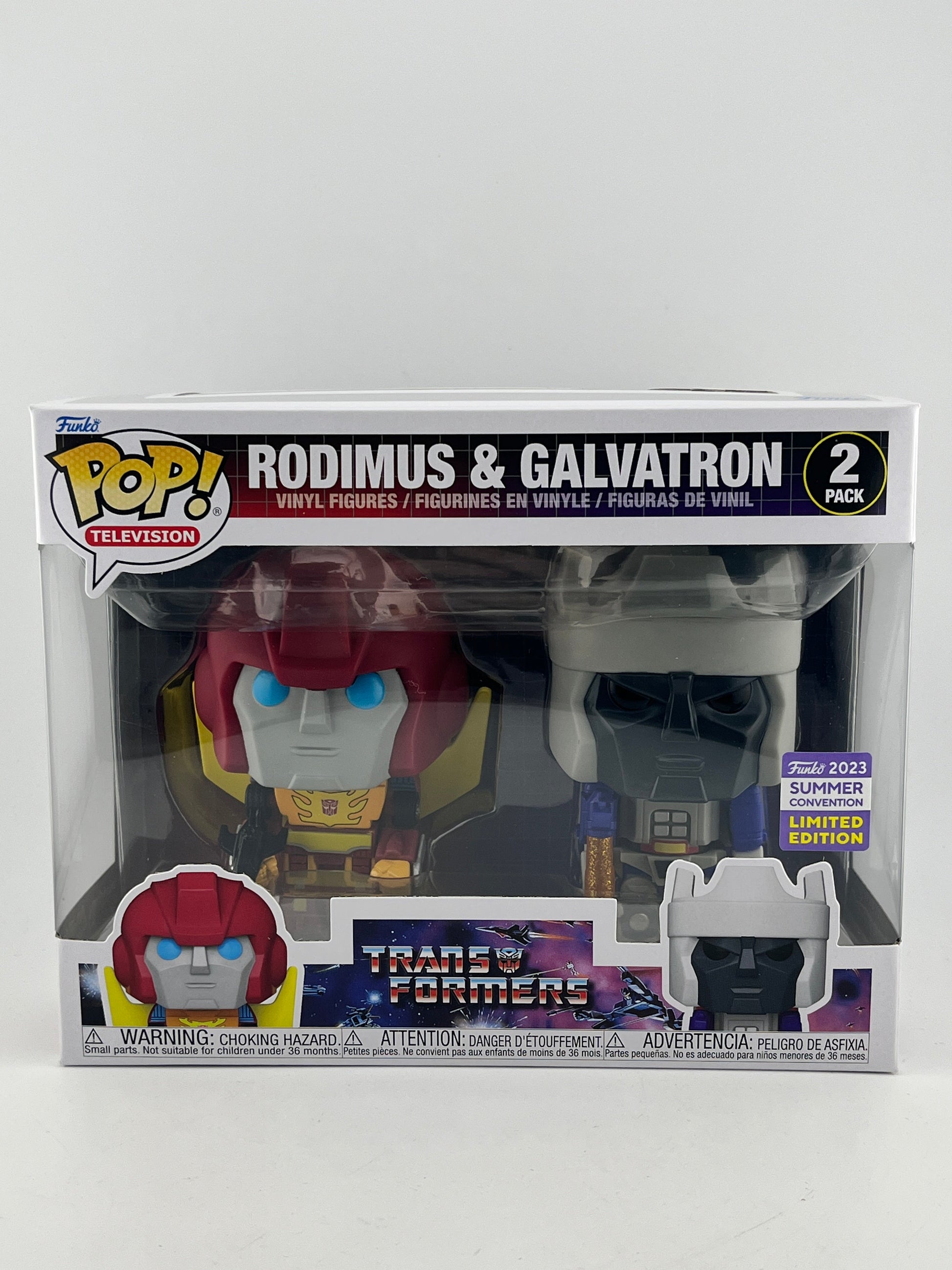 Funko POP! Television Transformers - Rodimus & Galvatron (2 Pack) - Limited Edition FRENLY BRICKS - Open 7 Days