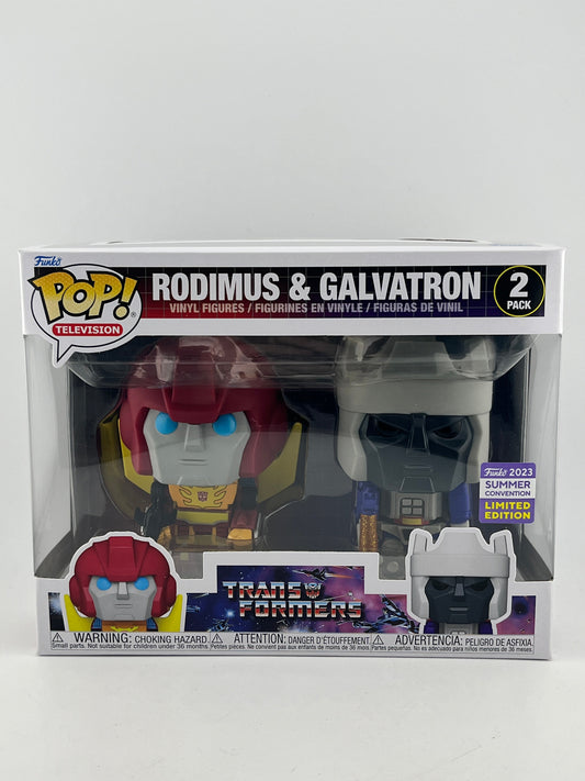 Funko POP! Television Transformers - Rodimus & Galvatron (2 Pack) - Limited Edition FRENLY BRICKS - Open 7 Days