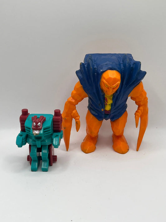 Vintage G1 Transformers ICE PICK Pretender Monstructor Almost Complete 1989 Hasbro FRENLY BRICKS - Open 7 Days
