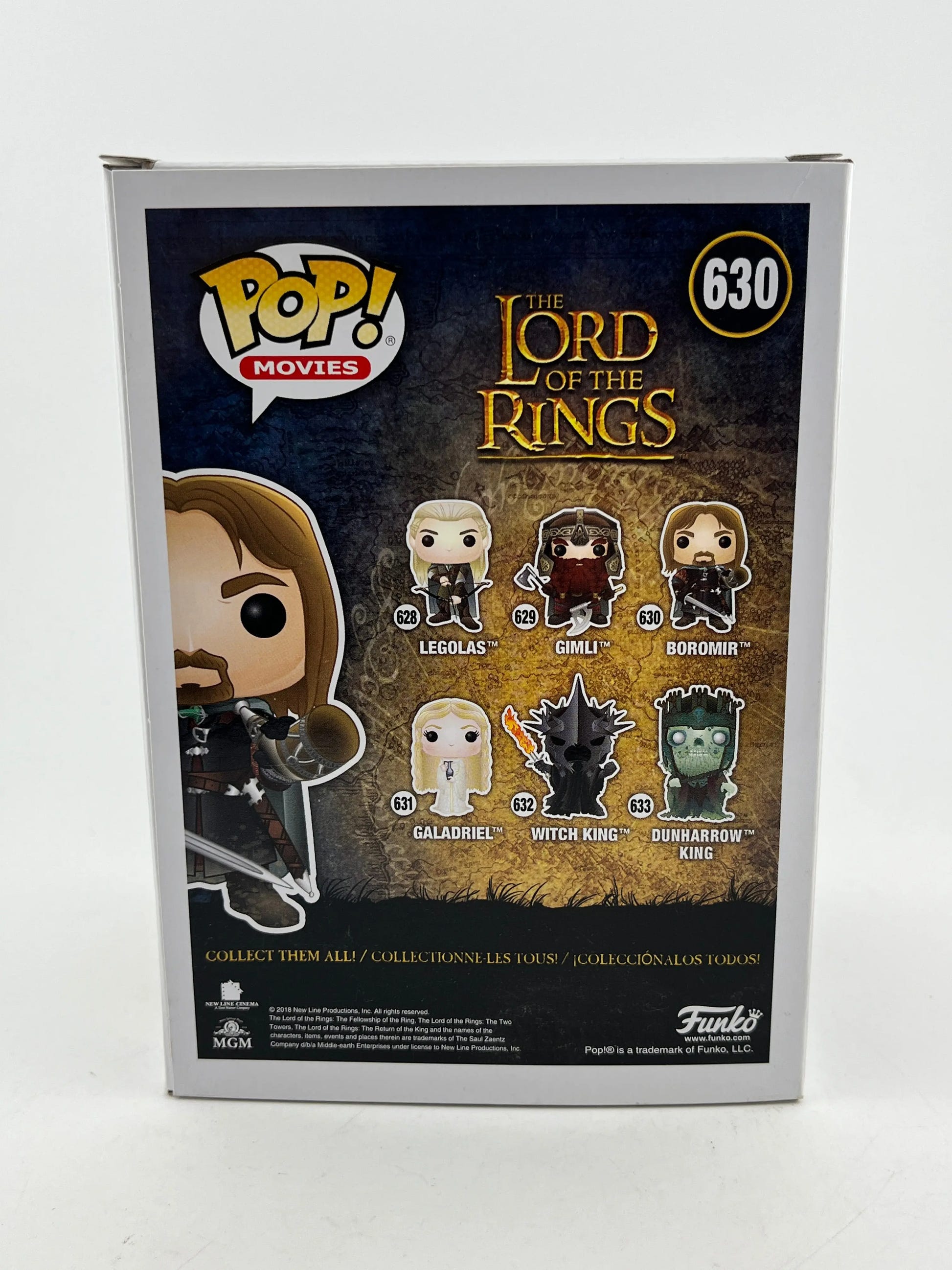Funko POP! Movies Lord Of The Rings - Boromir #630 - Vinyl Collectable, photo 3 image 3