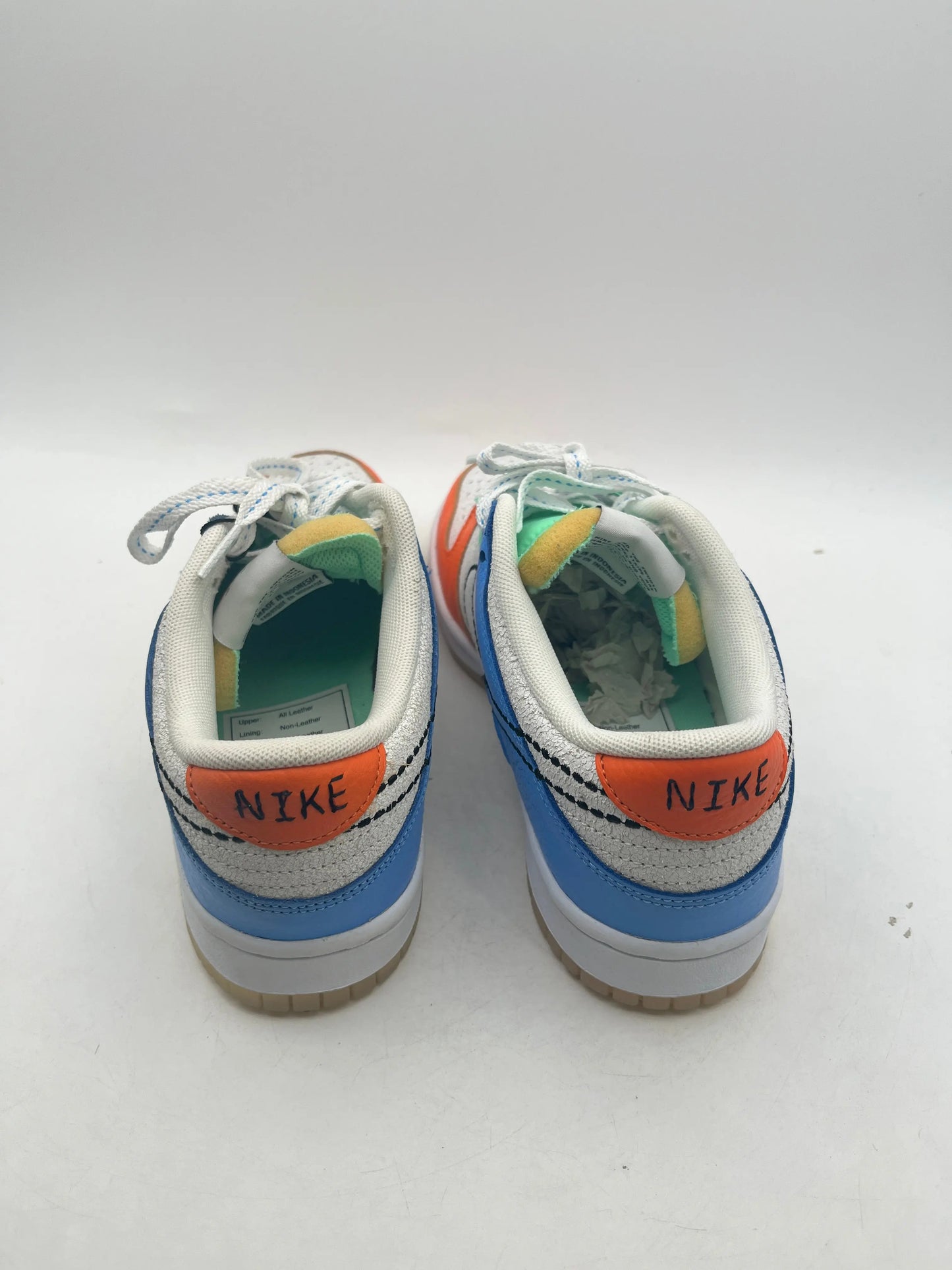 Nike Dunk Low GS 101 White Black Safety Orange DX3363-100 Size 6Y / 7.5 Wmns - New Condition FRENLY BRICKS - Open 7 Days