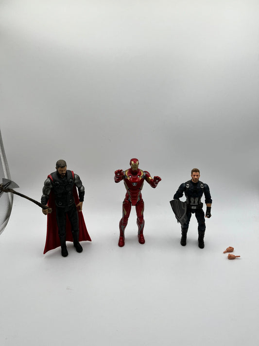 Avengers Marvel Legends Bundle Thor, Iron Man, and Captain America FRENLY BRICKS - Open 7 Days