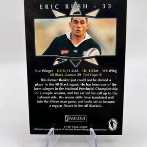 Eric Rush Autographed - All Blacks 1997 - 1Neda FRENLY BRICKS - Open 7 Days