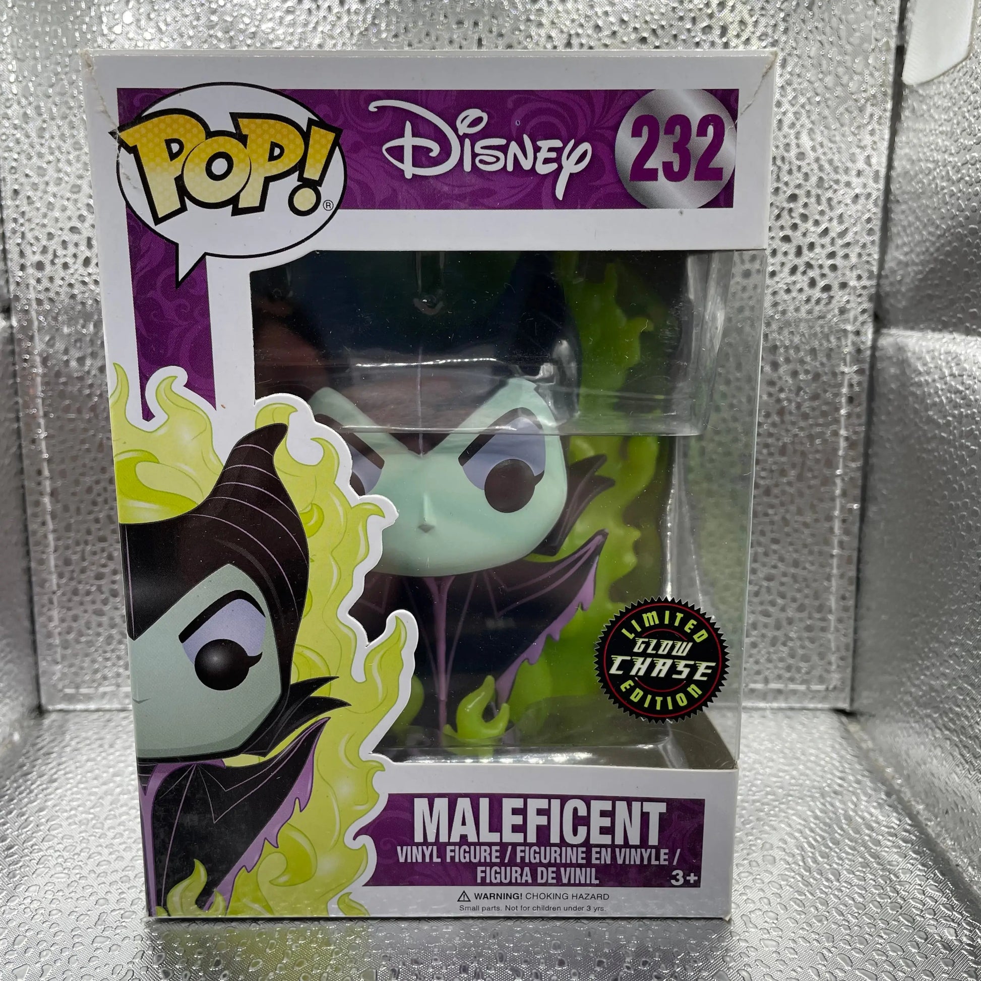 FUNKO POP Disney MALEFICENT CHASE #232 Limited Edition GLOW CHASE Damaged FRENLY BRICKS - Open 7 Days