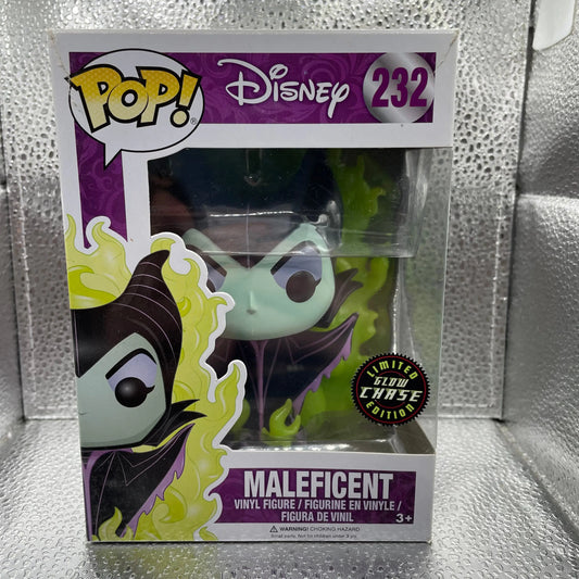 FUNKO POP Disney MALEFICENT CHASE #232 Limited Edition GLOW CHASE Damaged FRENLY BRICKS - Open 7 Days