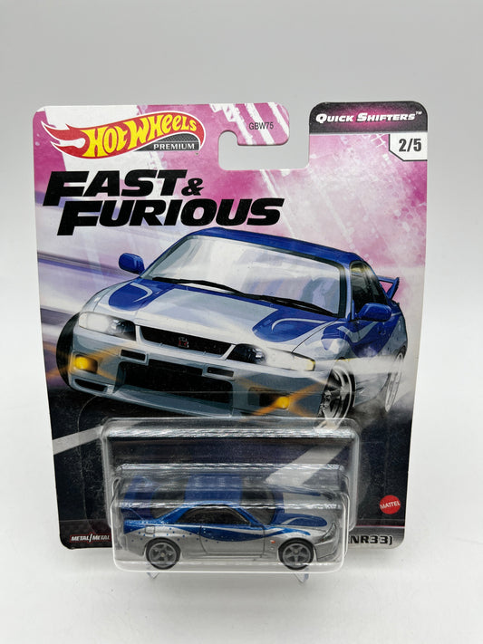 Hot Wheels Premium Quick Shifters Fast & Furious- Nissan Skyline GT-R (BCNR33) - Sealed FRENLY BRICKS - Open 7 Days