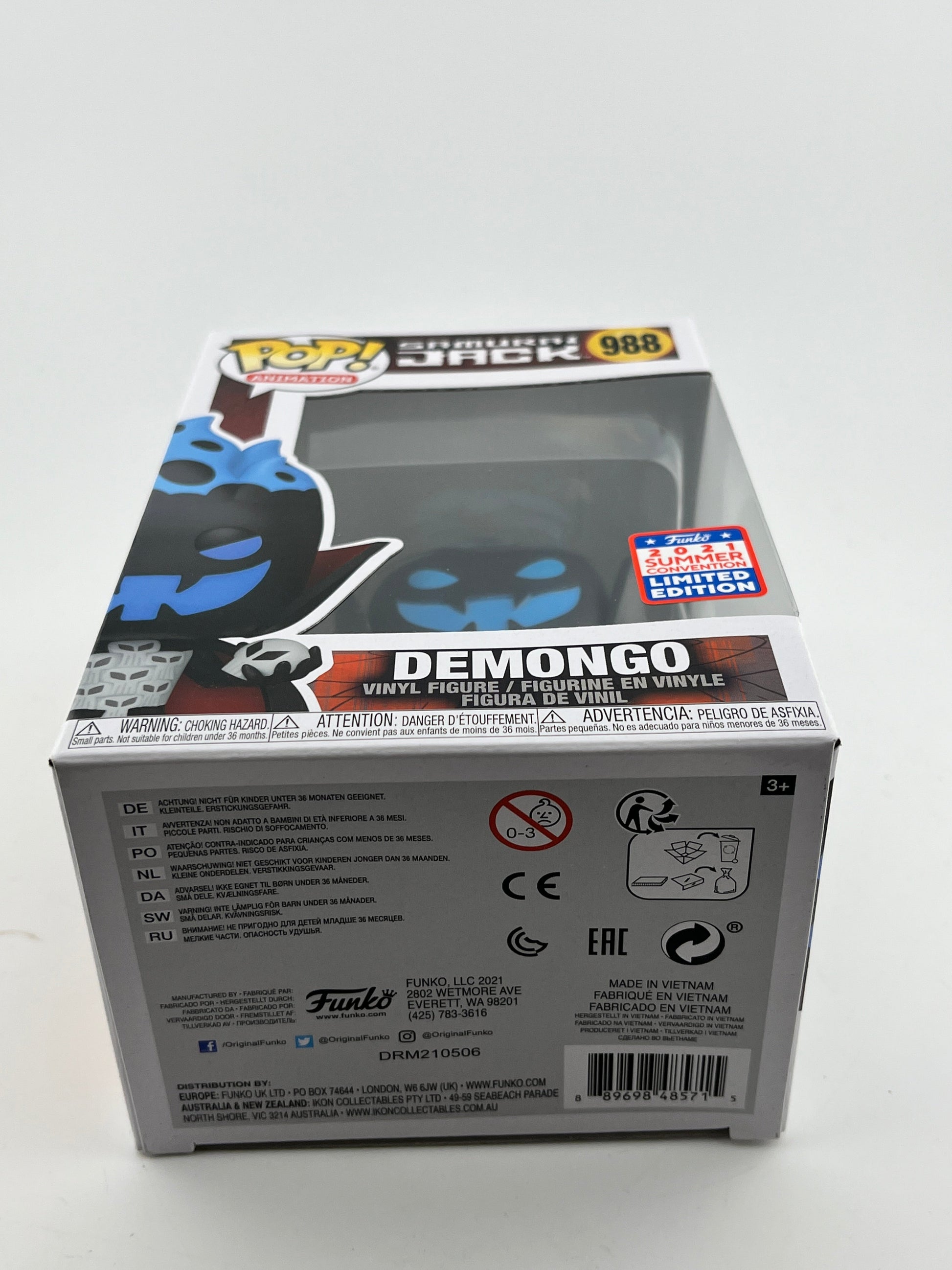 Funko POP! Animation Samurai Jack - Demongo #988 - Vinyl Collectable - Summer Limited Edition FRENLY BRICKS - Open 7 Days