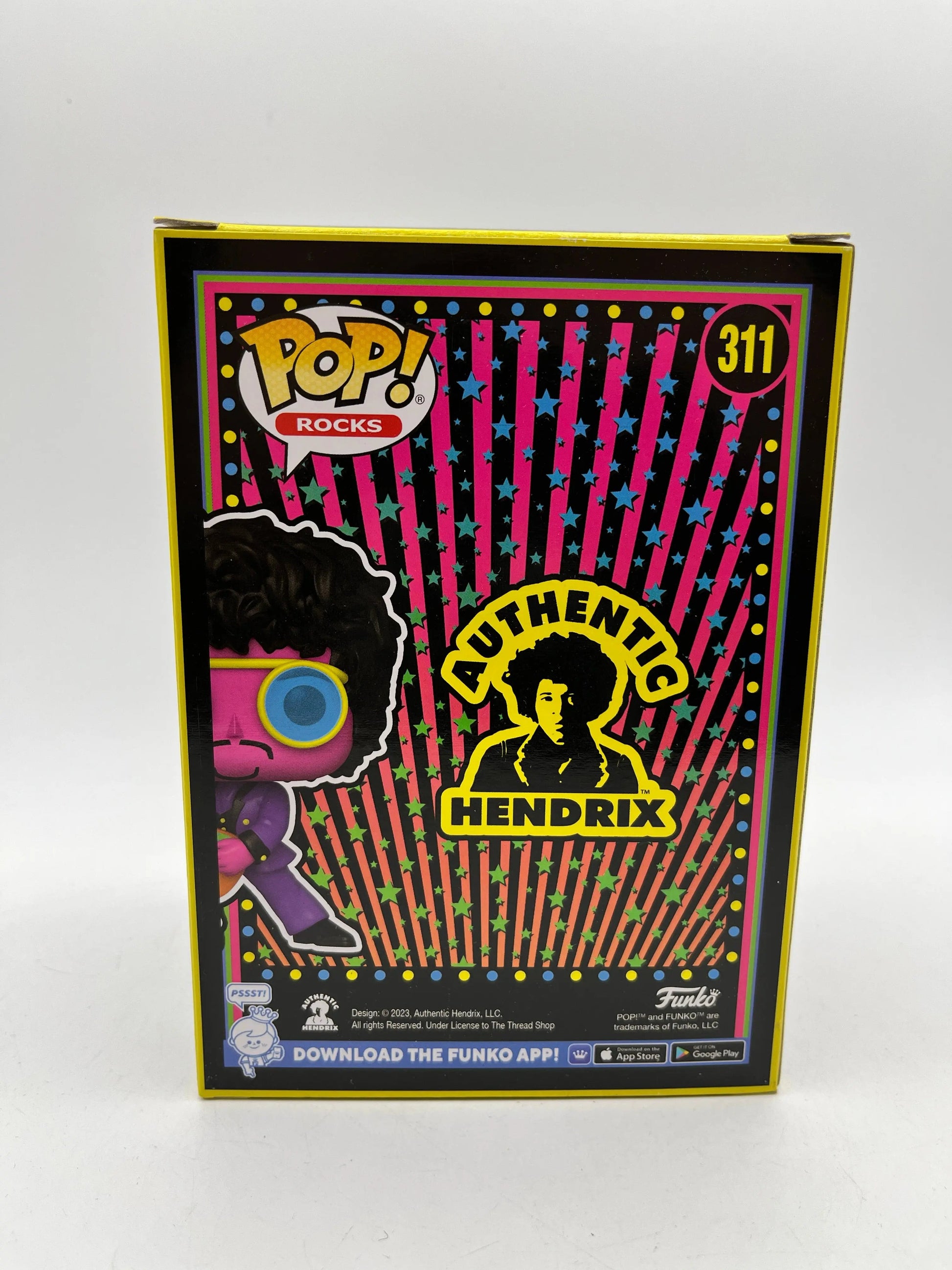 Funko POP! Rocks Jimi Hendrix #311 Comic Con Exclusive 1500 PCS Vinyl Figure FRENLY BRICKS - Open 7 Days