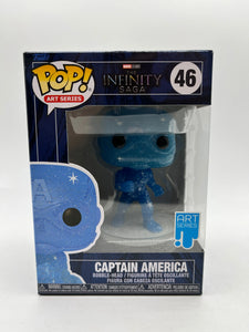 Funko POP! Art Series Marvel The Infinity Saga Captain America #46 - Vinyl Collectable