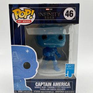 Funko POP! Art Series Marvel The Infinity Saga Captain America #46 - Vinyl Collectable FRENLY BRICKS - Open 7 Days