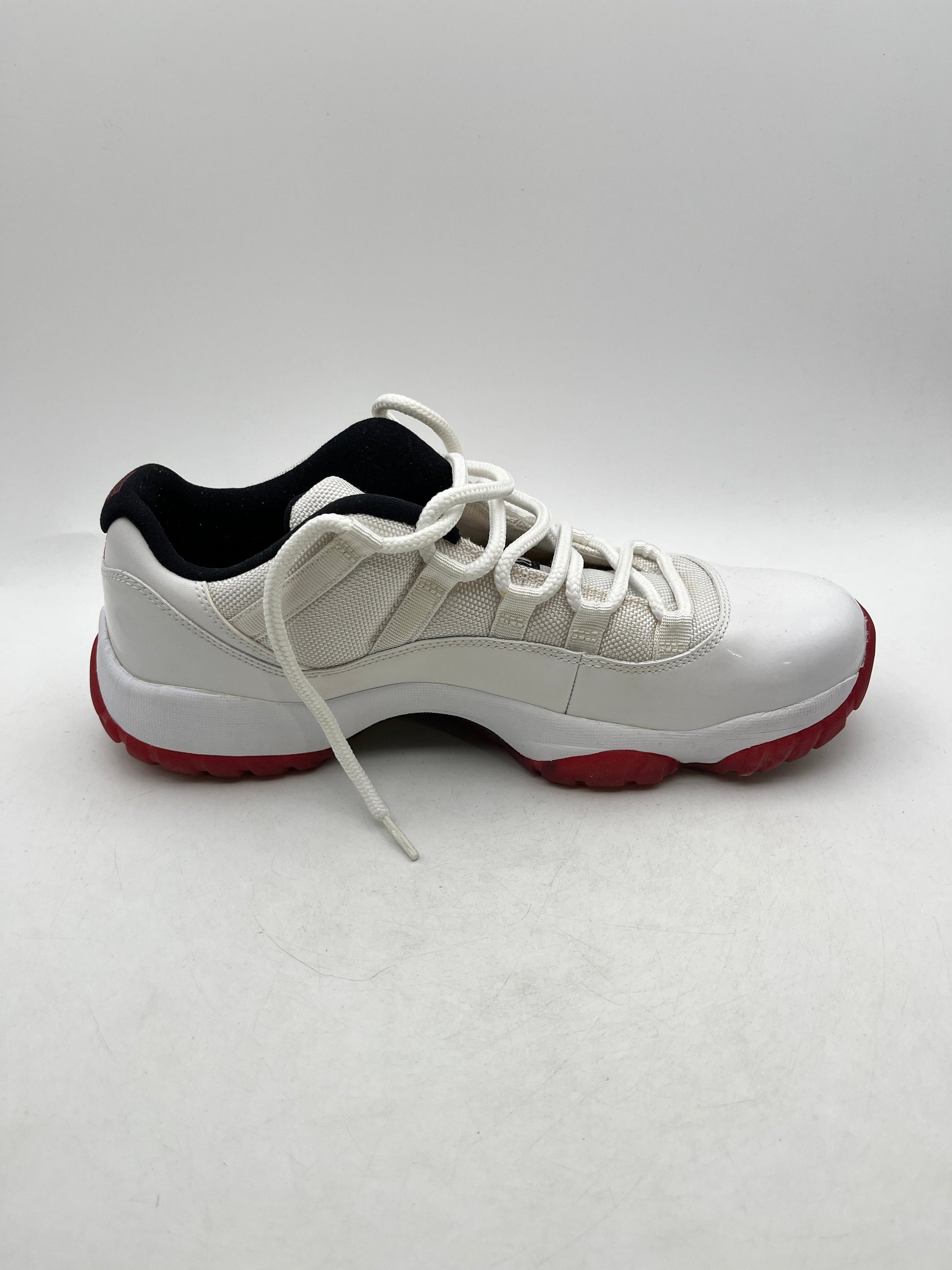 Air Jordan 11 Retro Low White Red Cherry Mens US 10.5 - Used FRENLY BRICKS - Open 7 Days