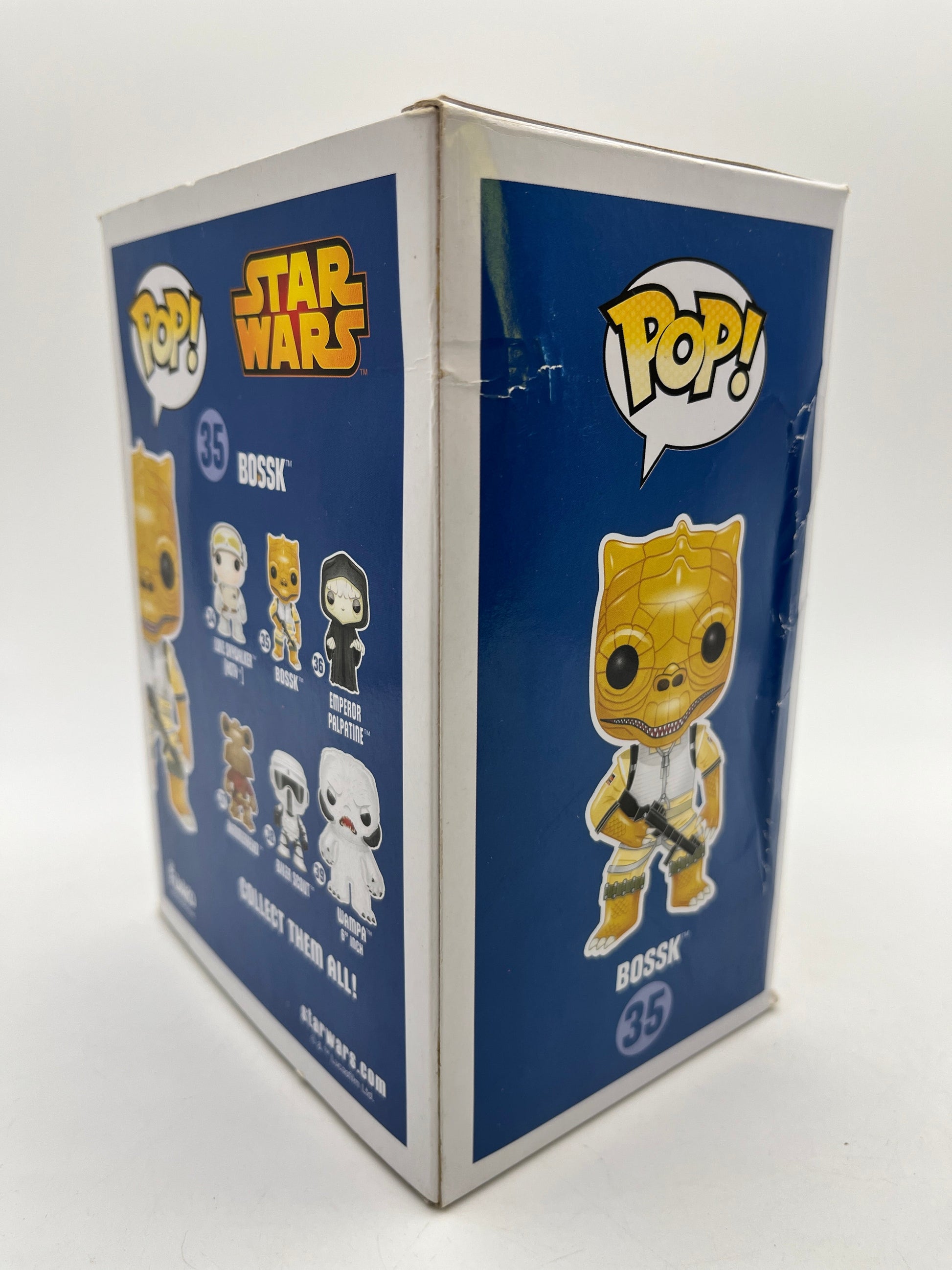 Funko POP! Star Wars Bossk #35 - Vinyl Collectable *Box Damage* FRENLY BRICKS - Open 7 Days