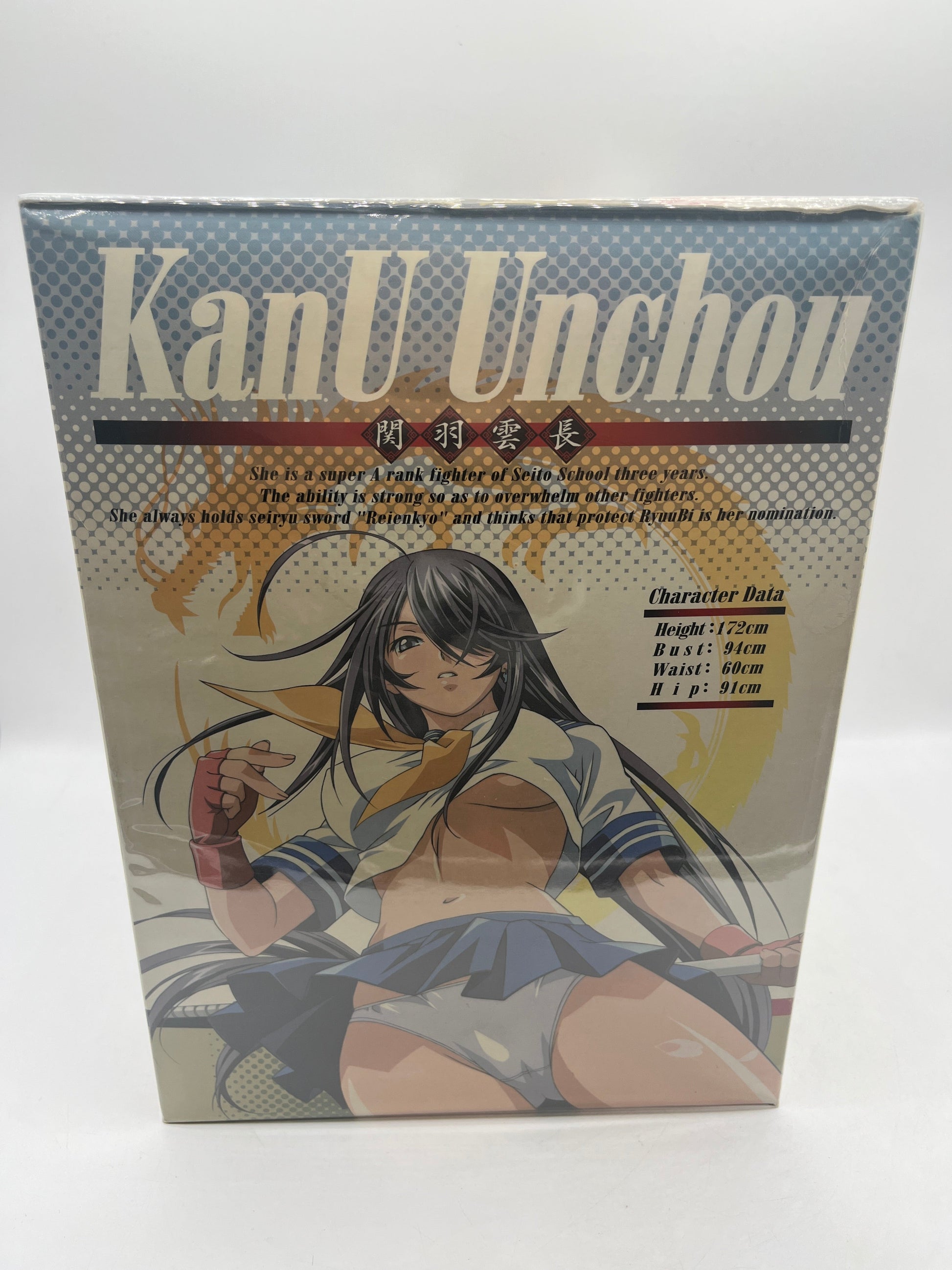 Ikki Tousen Dragon Destiny Kanu Unchou Chengdu School Uniform Ver. Figure NIB FRENLY BRICKS - Open 7 Days