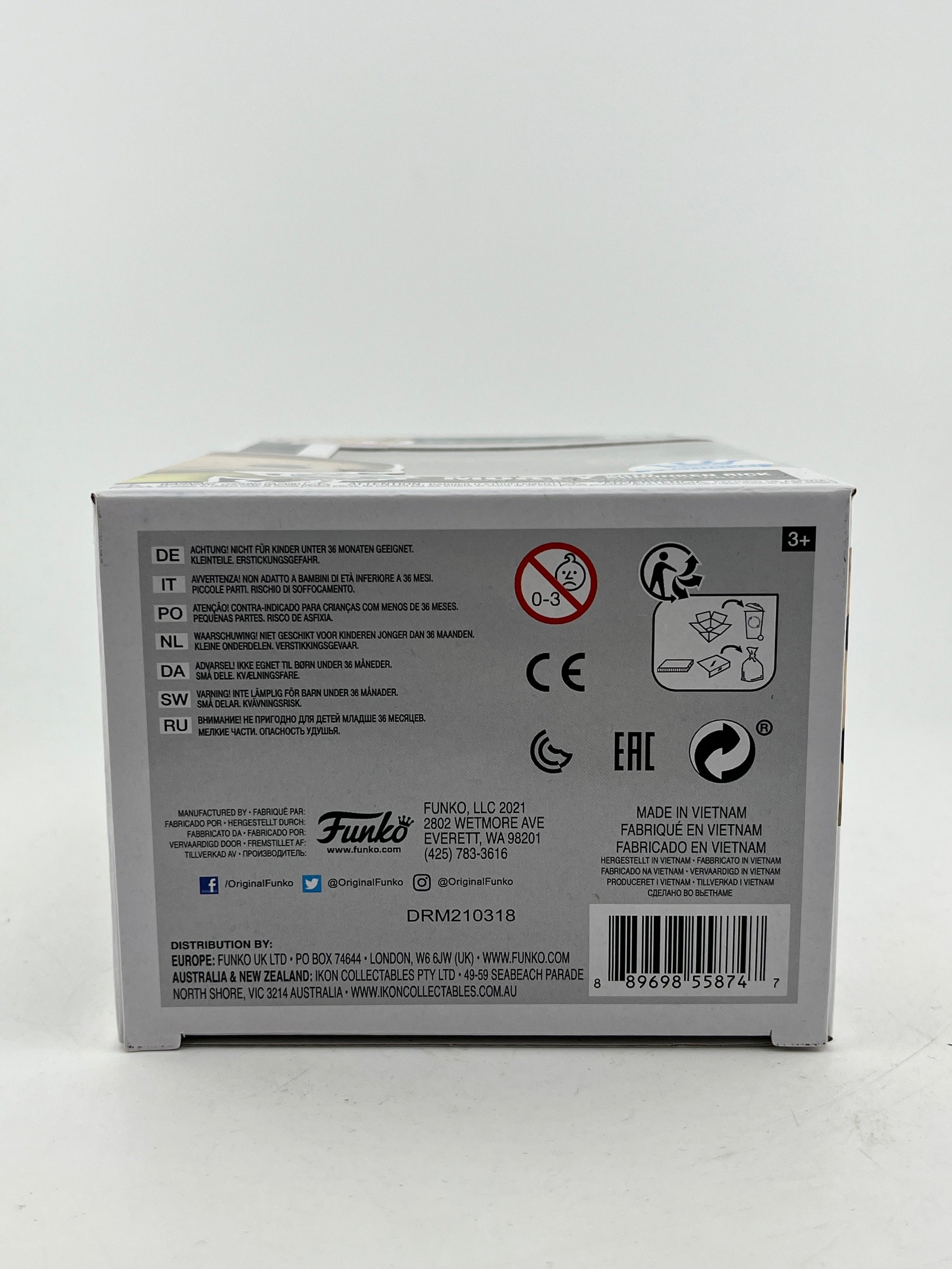 Funko POP! Animation Rick & Morty - Morty With Shrunken Rick #958 - Vinyl Collectable FRENLY BRICKS - Open 7 Days