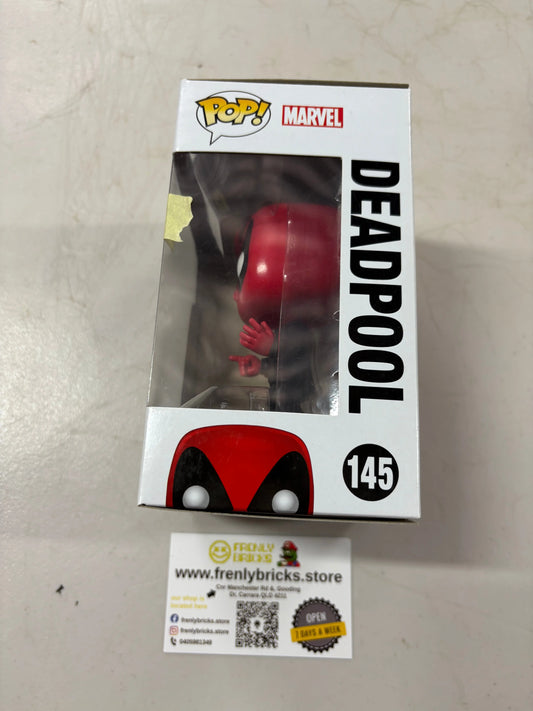 Funko Pop Vinyl #145 Marvel DeadPool FRENLY BRICKS - Open 7 Days