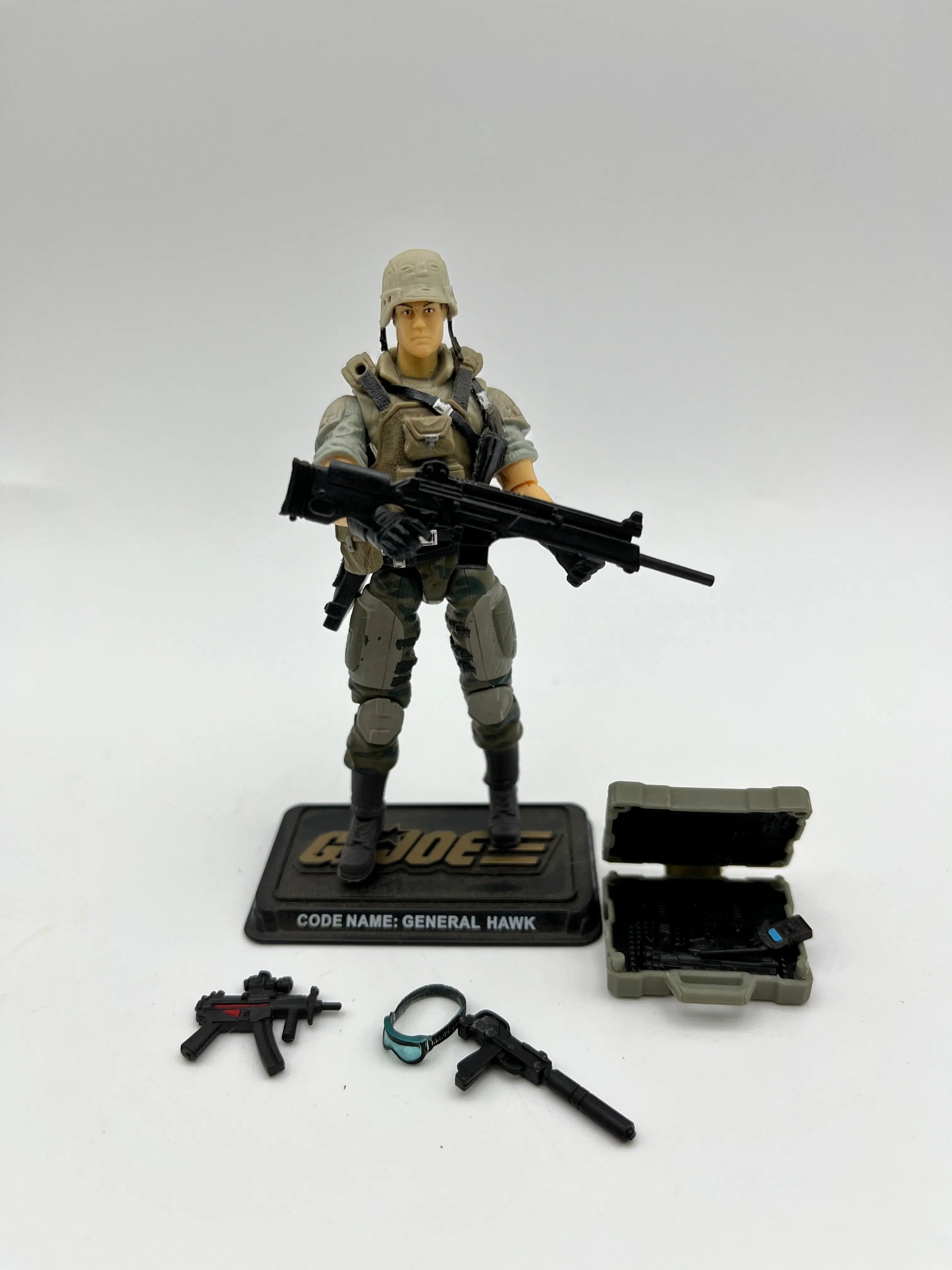 G.I Joe General Clayton “Hawk” Abernathy v6 All Accessories FRENLY BRICKS - Open 7 Days