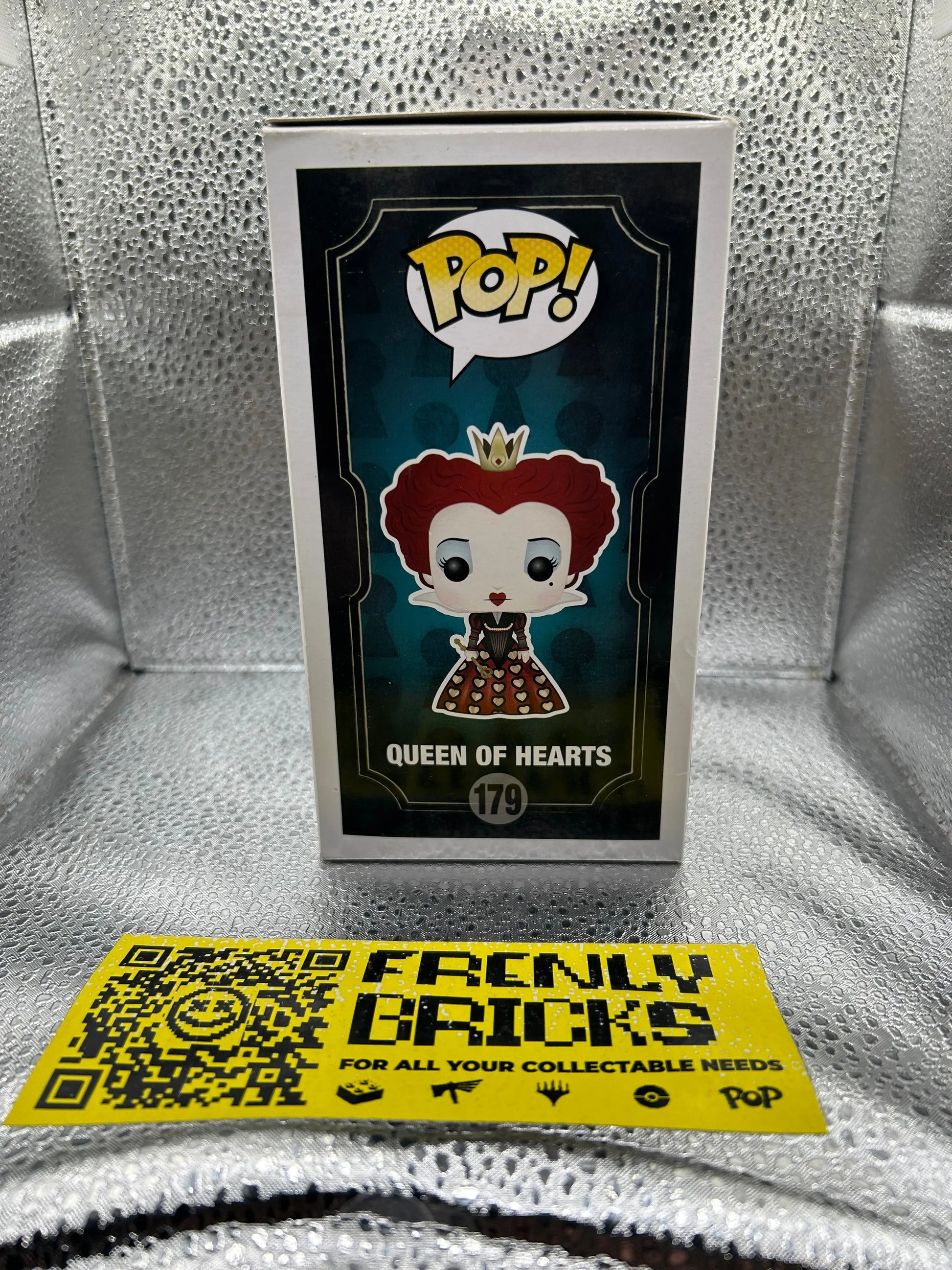 Pop Vinyl #179 Disney Alice In Wonderland Queen Of Hearts FRENLY BRICKS - Open 7 Days