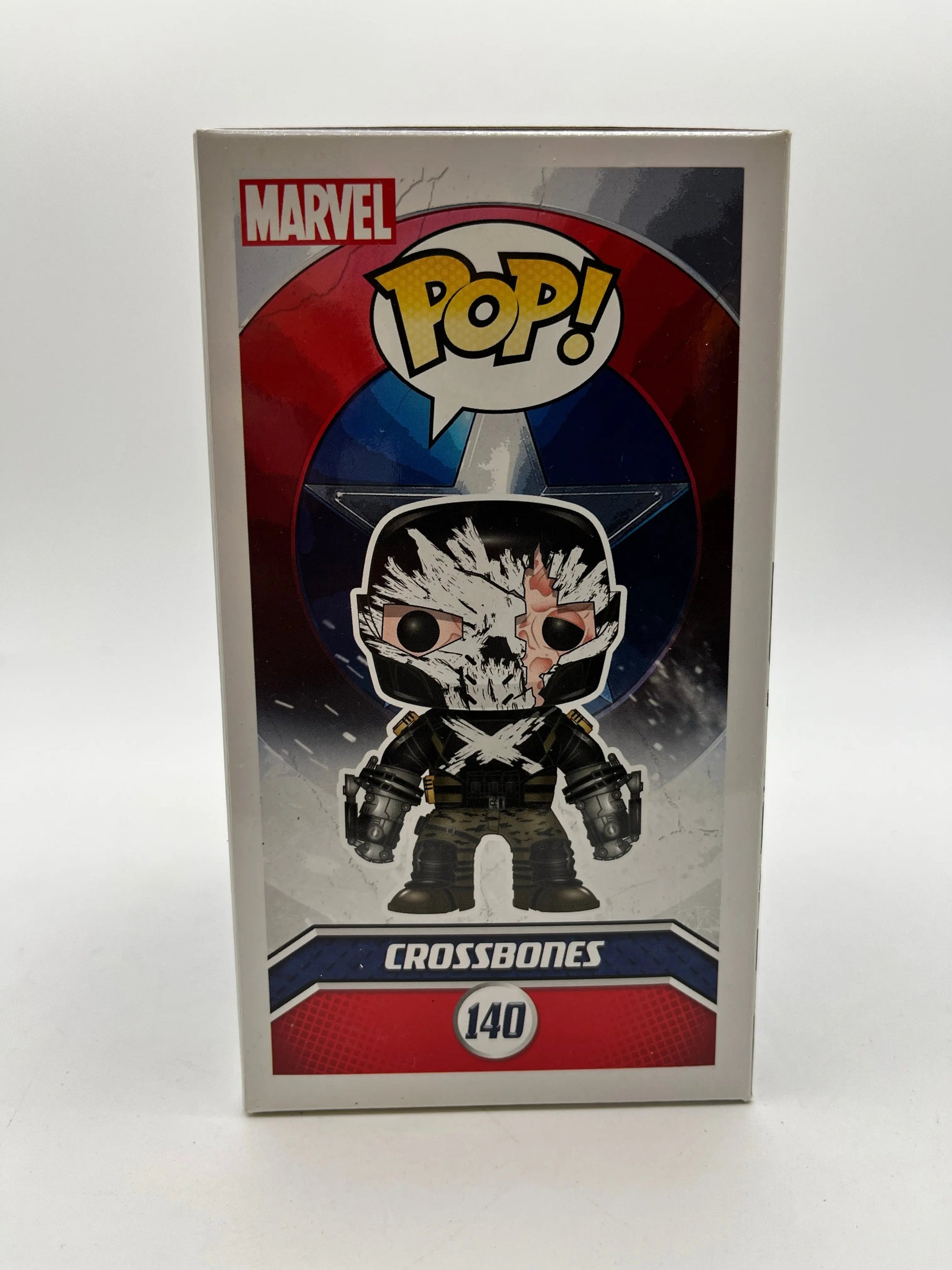 Funko POP! Marvel Captain America Civil War Crossbones #140 FRENLY BRICKS - Open 7 Days