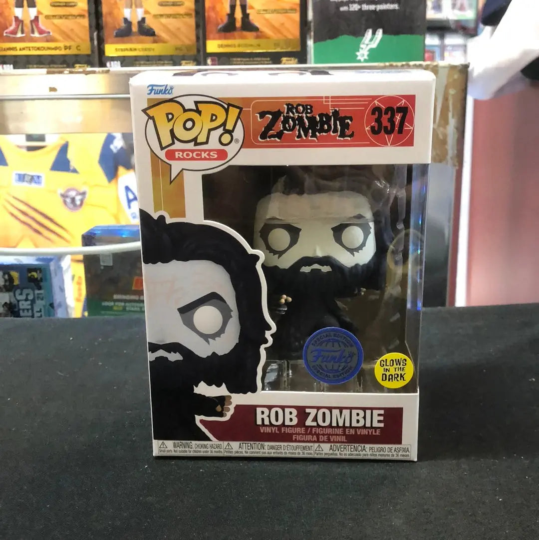 Funko Pop! Rocks Rob Zombie (Dragula) GITD Special Edition Vinyl Figure #337 FRENLY BRICKS - Open 7 Days