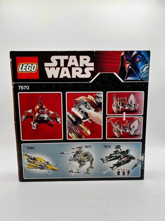 Lego Star Wars Hailfire Droid & Spider Droid 7670 Set - Bag Sealed Retired FRENLY BRICKS - Open 7 Days