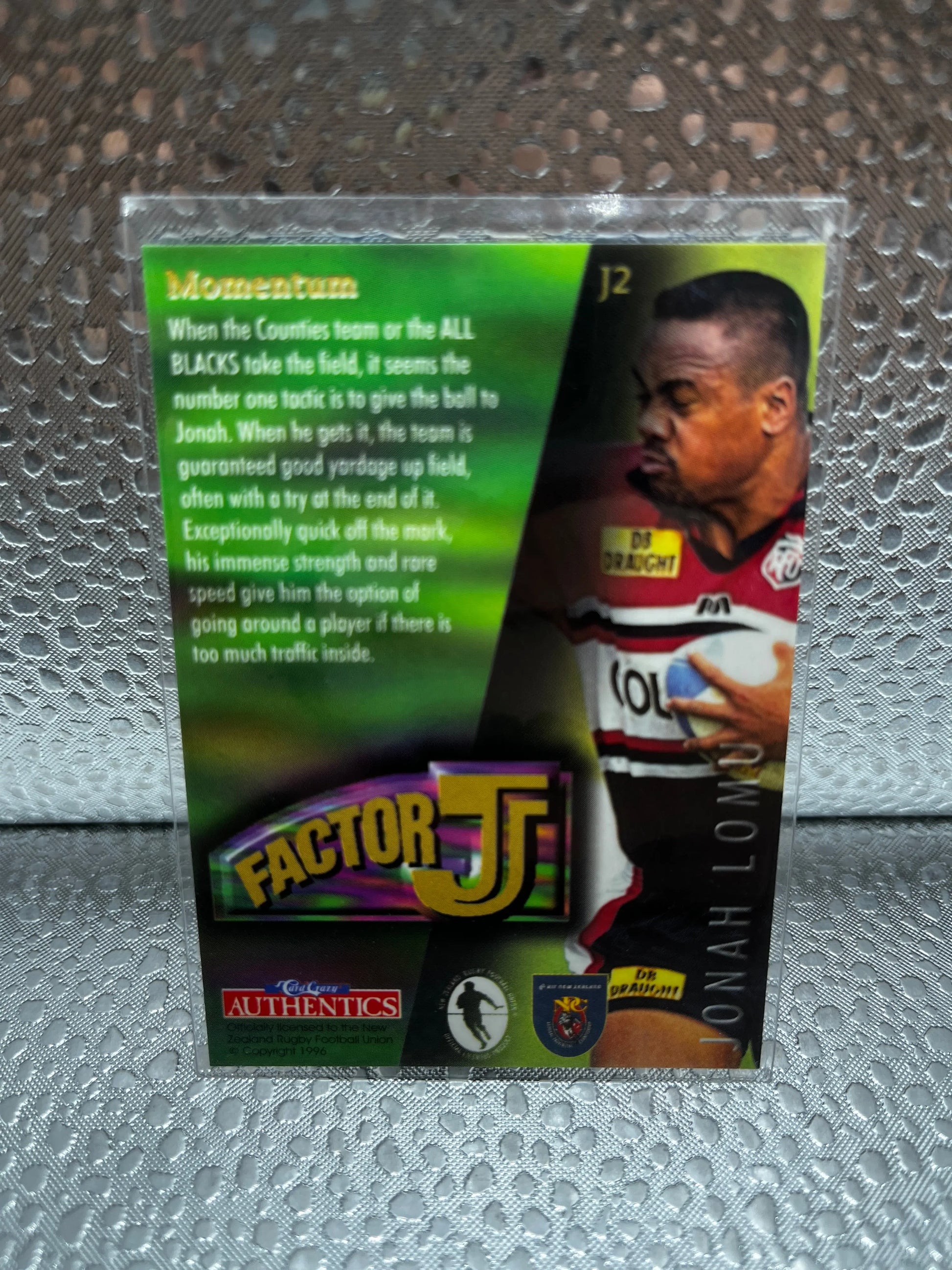 Factor J #J2 Momentum Jonah Lomu 1996 FRENLY BRICKS - Open 7 Days