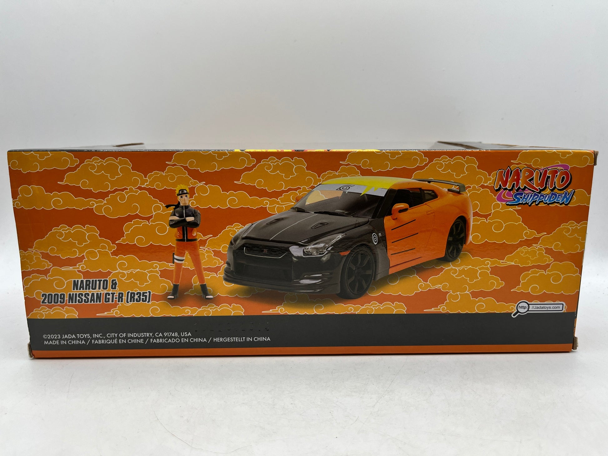 2009 Nissan GT-R R35 w/ Naruto Diecast Figurine Jada Toys Naruto Shippuden - Sealed FRENLY BRICKS - Open 7 Days