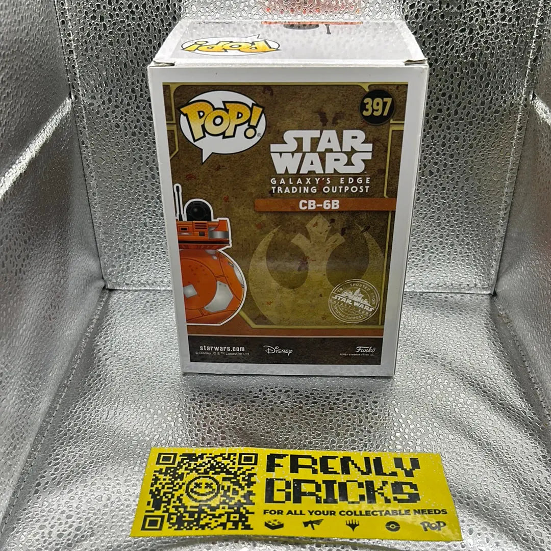 Pop Vinyl Star Wars 397 CB-6B FRENLY BRICKS - Open 7 Days