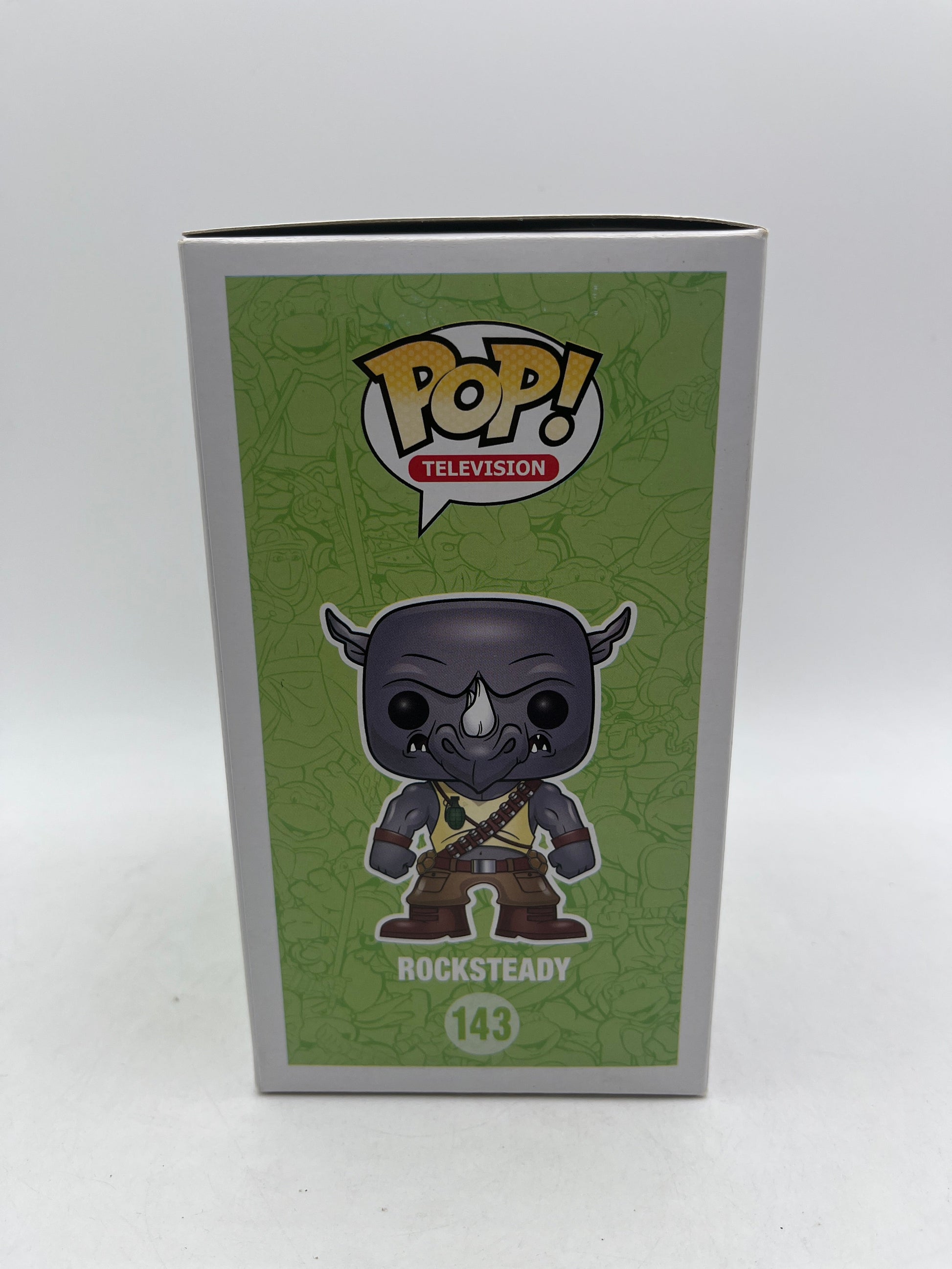 Funko Pop! Television TMNT Teenage Mutant Ninja Turtles Rocksteady #143 FRENLY BRICKS - Open 7 Days