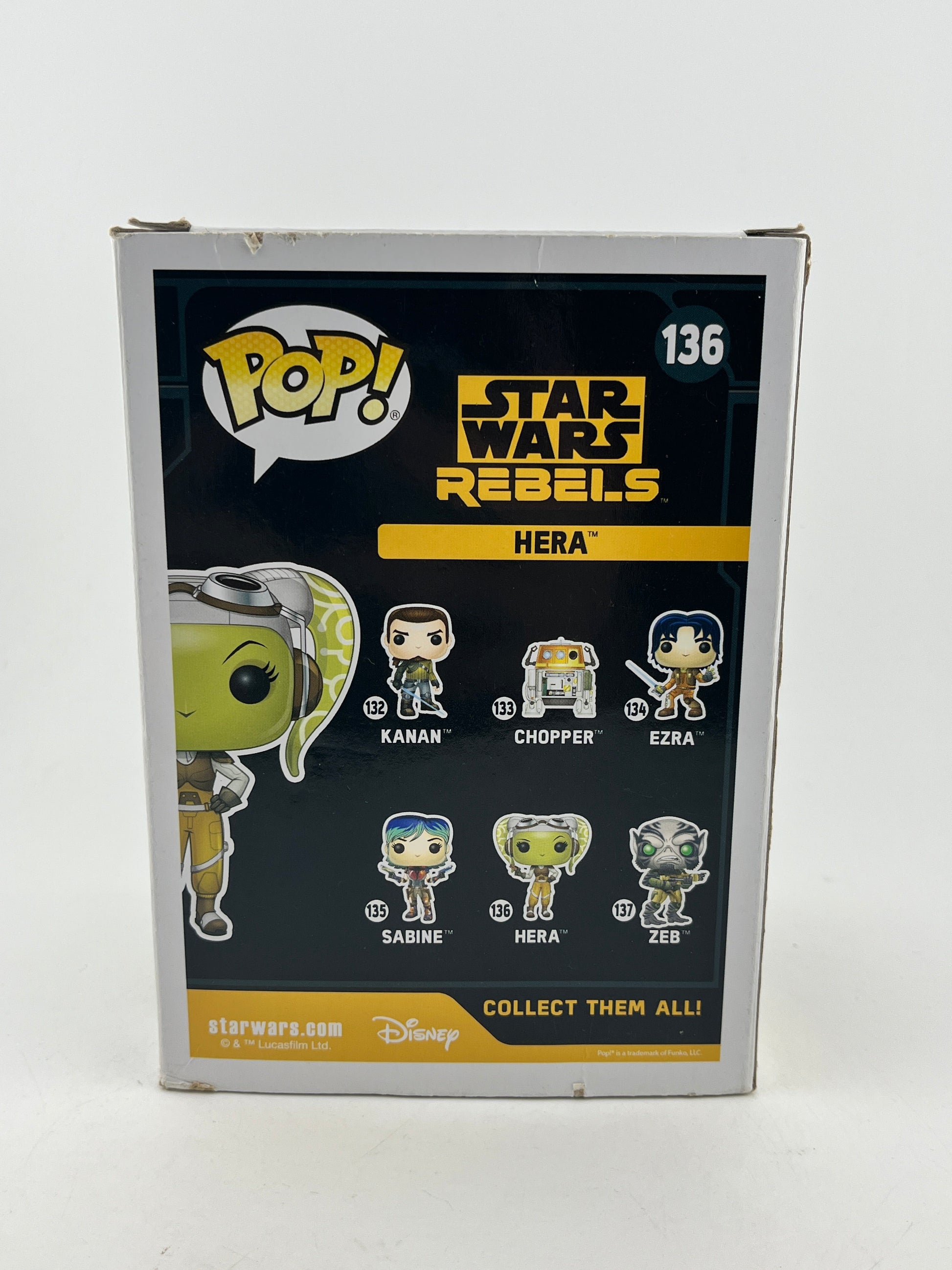 Funko POP! Star Wars Rebels - Hera #136 - Vinyl Collectable FRENLY BRICKS - Open 7 Days