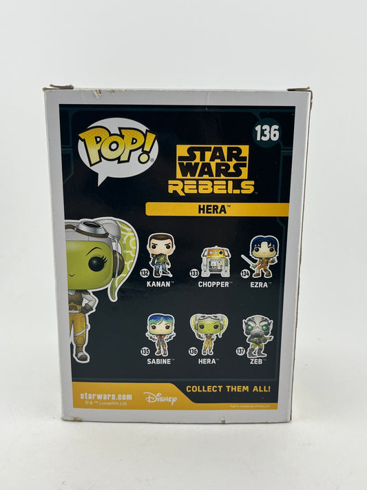 Funko POP! Star Wars Rebels - Hera #136 - Vinyl Collectable FRENLY BRICKS - Open 7 Days