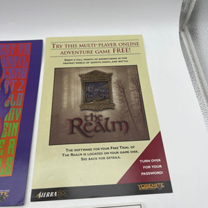 “Quest for Glory V Dragon Fire” from Sierra for both PC/MAC Big Box Game 1998 FRENLY BRICKS - Open 7 Days