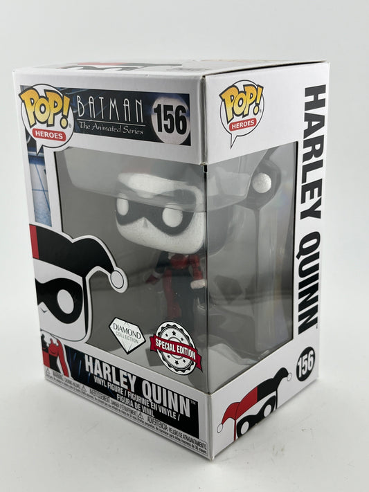 Funko POP! Heroes Batman The Animated Series - Harley Quinn #156 - Diamond Special Edition FRENLY BRICKS - Open 7 Days