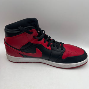 Nike Air Jordan 1 Mid Gym Red Banned Bred Shoes 554725-074 - Size US12 FRENLY BRICKS - Open 7 Days