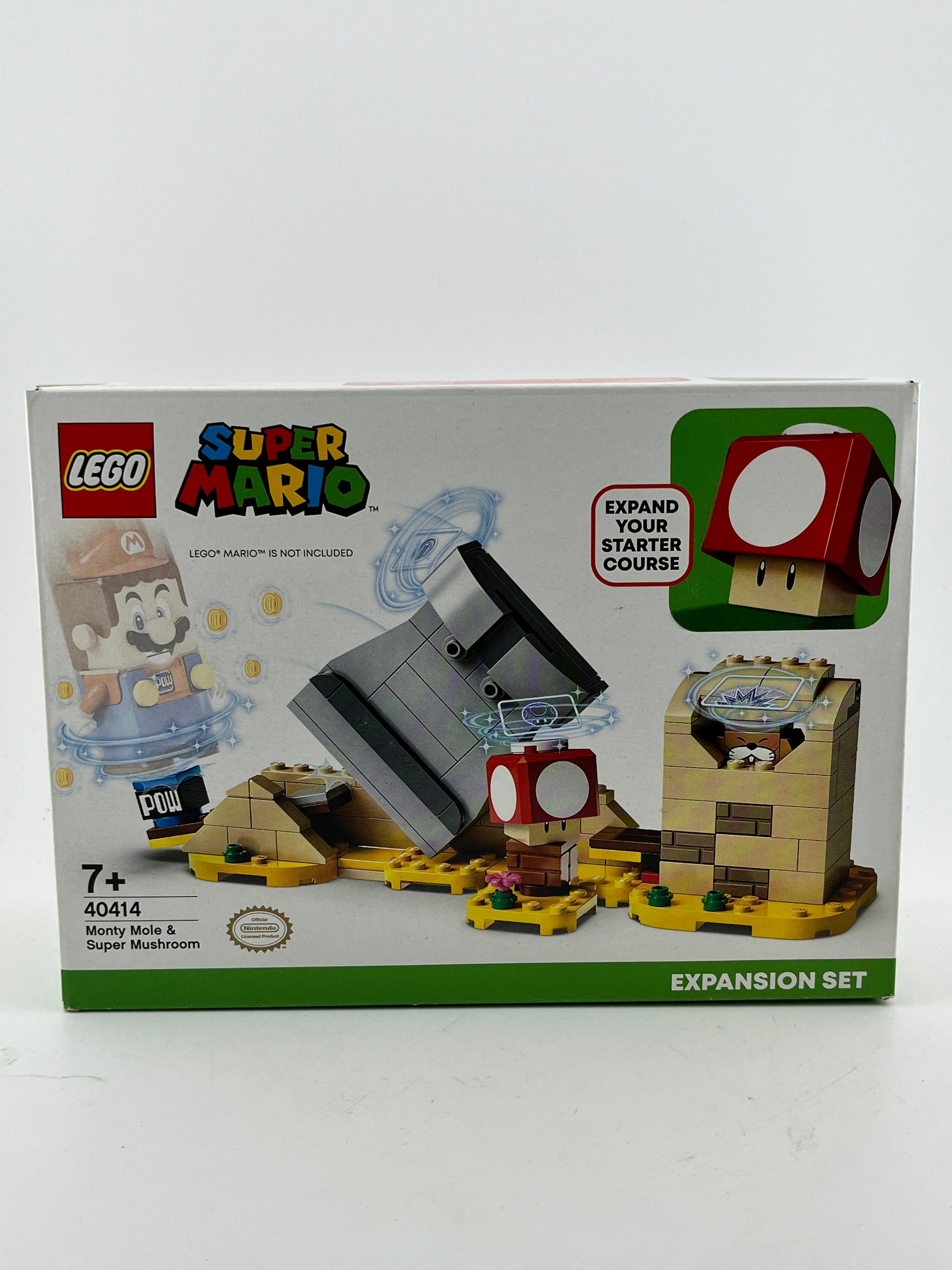 Lego Super Mario - Monty Mole & Super Mushroom 40414 - Expansion Set FRENLY BRICKS - Open 7 Days