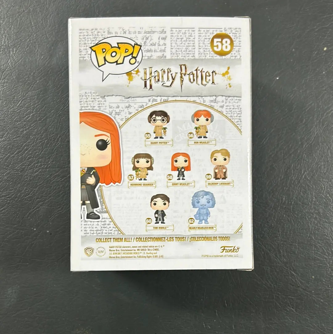 Pop Vinyl Harry Potter #58 Ginny Weasley FRENLY BRICKS - Open 7 Days