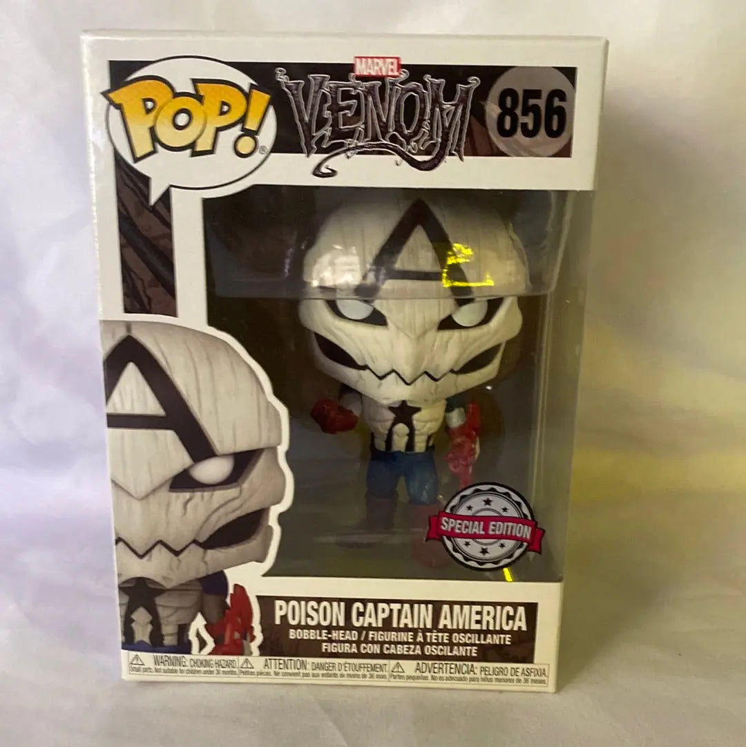 Funko POP! Poison Captain America #856 - FRENLY BRICKS - Open 7 Days