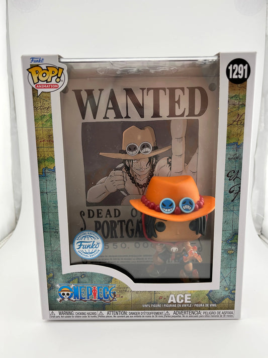 Funko POP! Animation One Piece Ace #1291 - Special Edition - Deluxe Vinyl FRENLY BRICKS - Open 7 Days