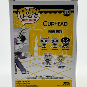 Funko POP! Games Cuphead - King Dice #313 - Vinyl Collectable FRENLY BRICKS - Open 7 Days
