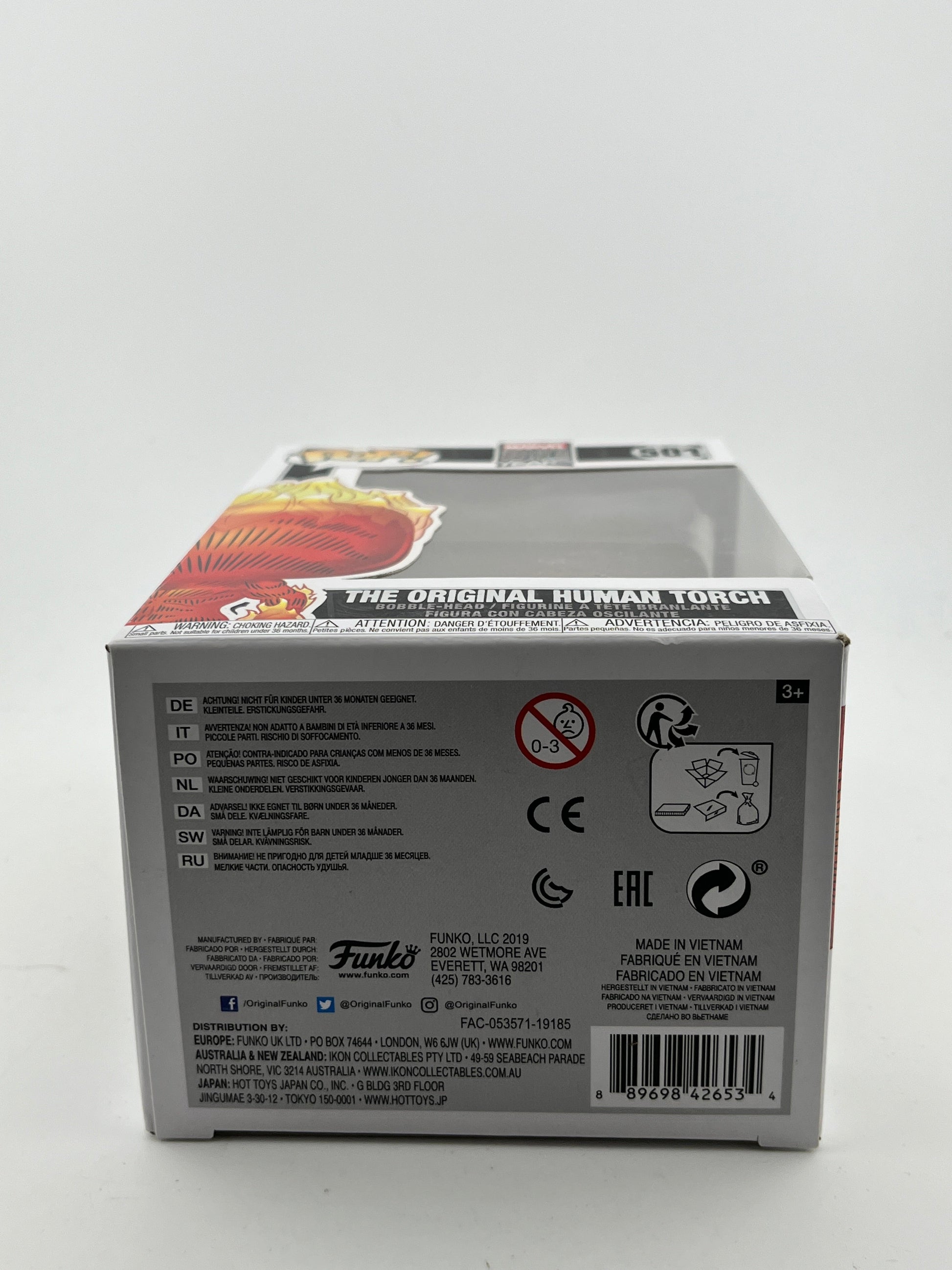 Funko POP! Marvel 80 Years - The Original Human Torch #501 - Vinyl Collectable FRENLY BRICKS - Open 7 Days