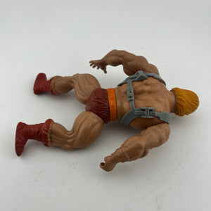 Vintage He-Man - Masters Of The Universe - Soft Head 1981 - Missing Shield FRENLY BRICKS - Open 7 Days