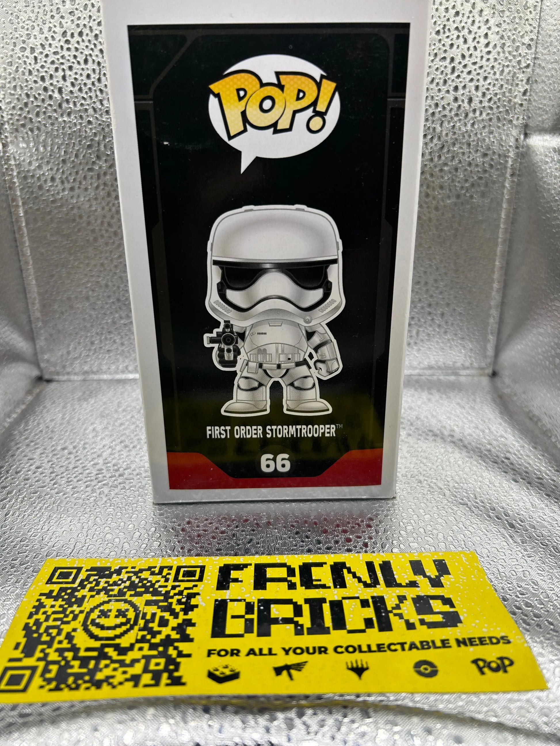 Pop Vinyl star Wars #66 Fist Order Stormtrooper FRENLY BRICKS - Open 7 Days