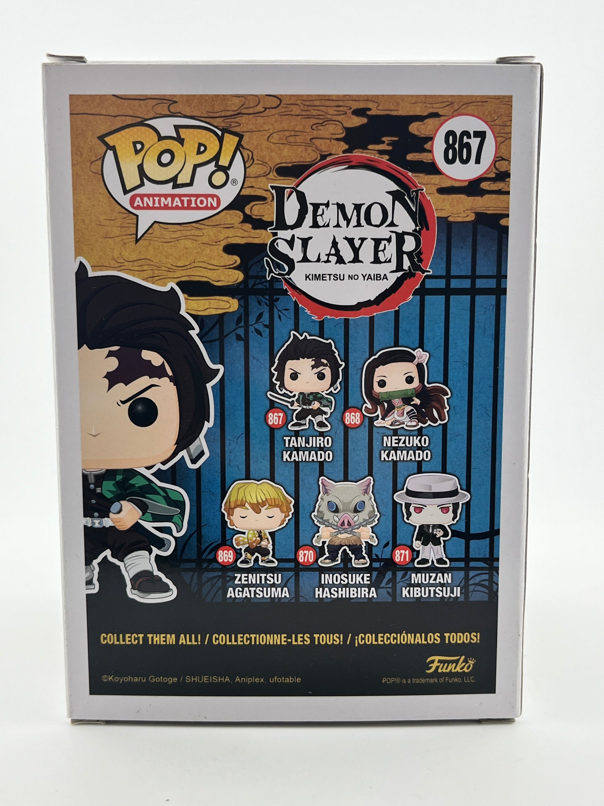 Funko POP! Animation Demon Slayer - Tanjiro Kamado #867 - Vinyl Collectable FRENLY BRICKS - Open 7 Days