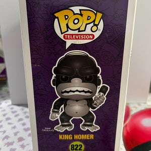 Funko Pop Vinyl Television the Simpsons TreeHouse Of Horror King Homer #822 FRENLY BRICKS - Open 7 Days