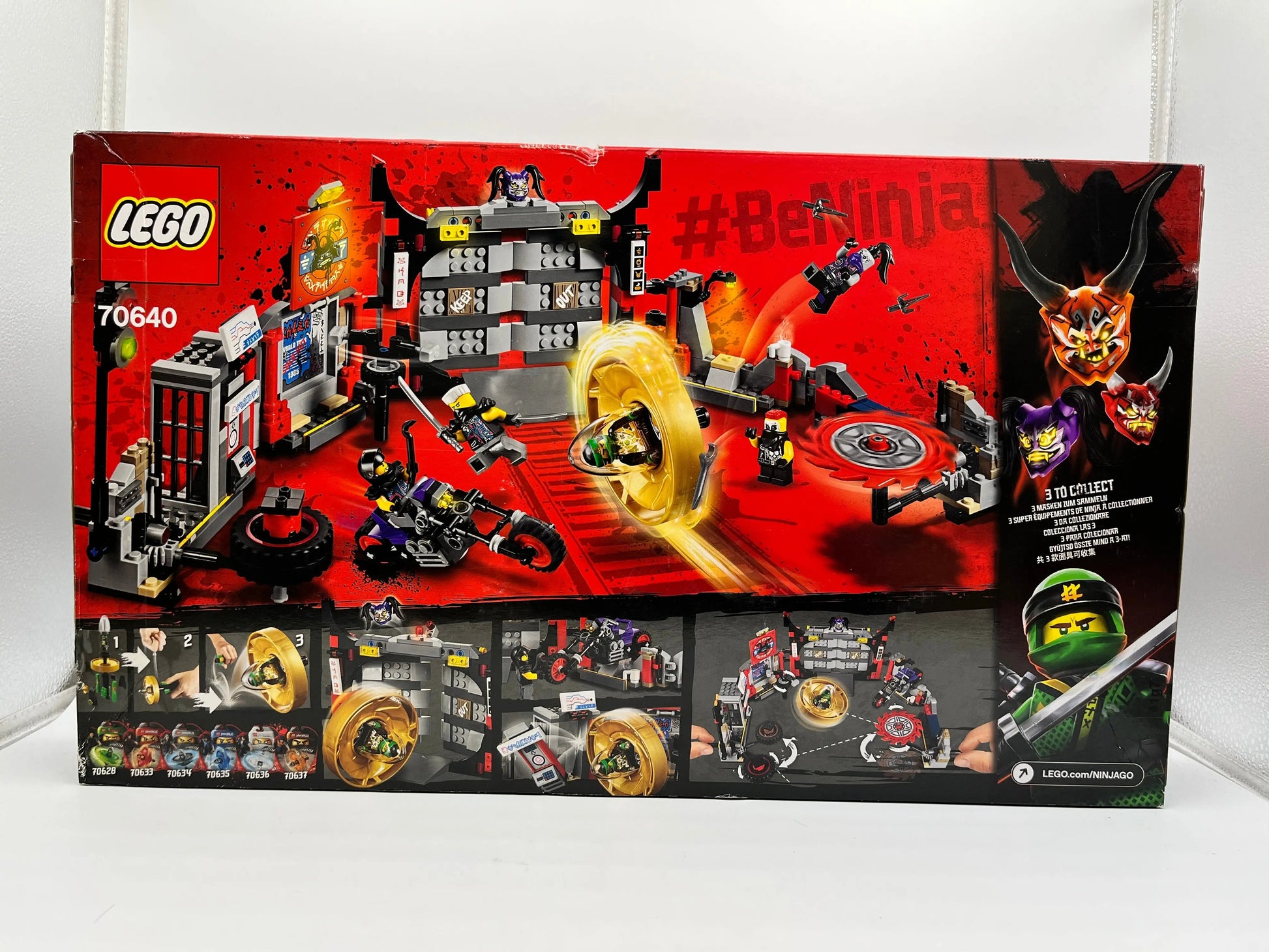 Lego Ninjago 70640 Masters of Spinjitzu SOG Headquarters – Minor Box Damage FRENLY BRICKS - Open 7 Days