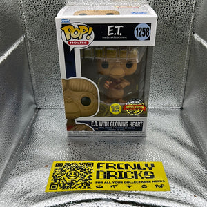 POP Vinyl 1258 Movies ET E.T. With Glowing Heart￼ FRENLY BRICKS - Open 7 Days