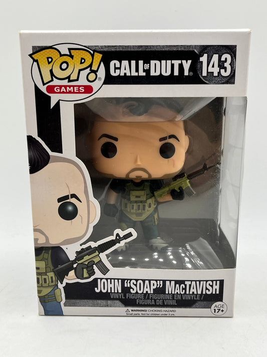 Funko POP! Games - Call Of Duty - John “Soap” McTavish #143 - Vinyl Collectable FRENLY BRICKS - Open 7 Days