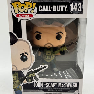Funko POP! Games - Call Of Duty - John “Soap” McTavish #143 - Vinyl Collectable