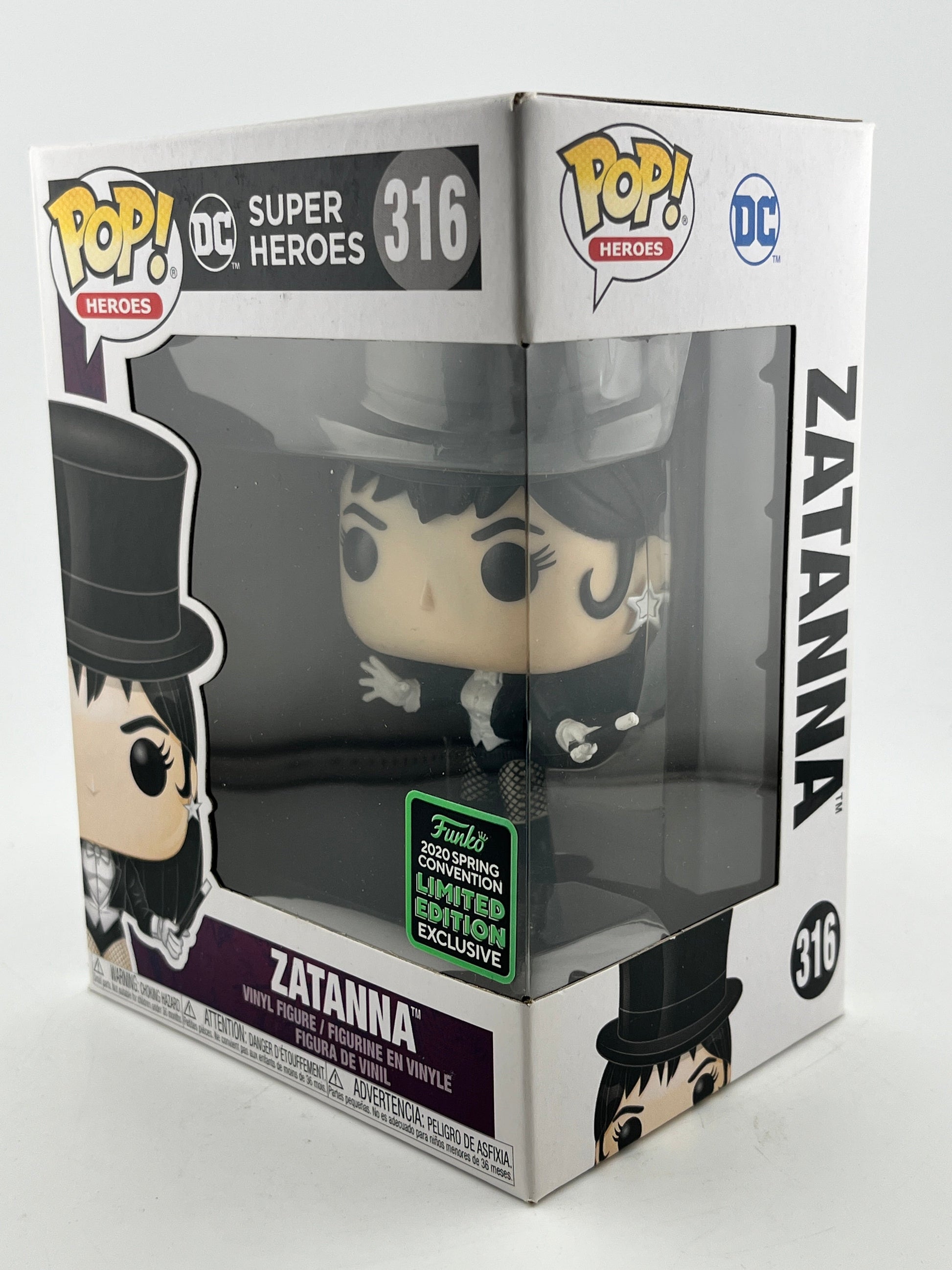 Funko POP! Heroes Dc Super Heroes - Zatanna #316 - 2020 Spring Limited Edition FRENLY BRICKS - Open 7 Days
