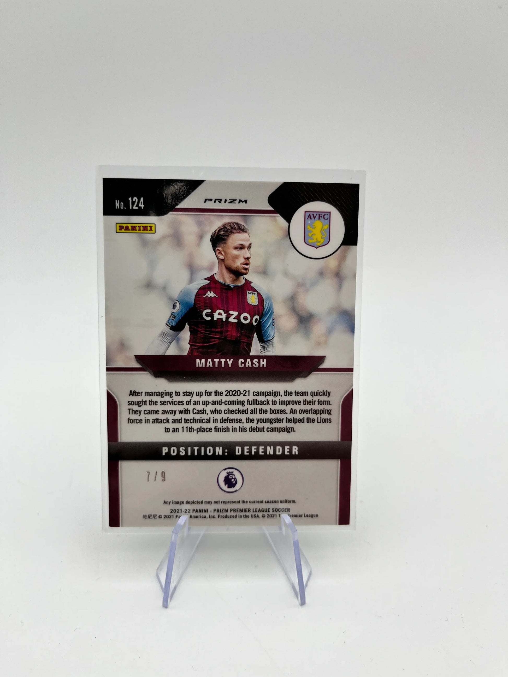 Aston Villa Players Sport Cards Autographed/Numbered/Patch/ Bundle FRENLY BRICKS - Open 7 Days