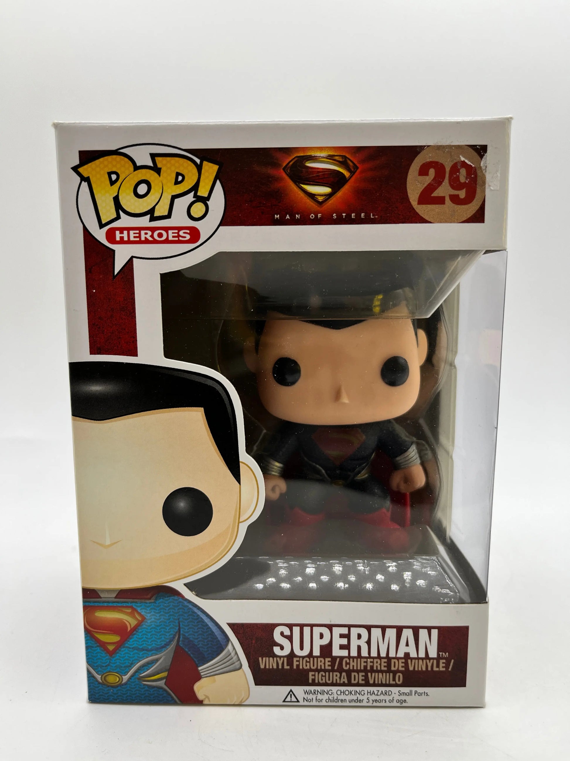 Funko POP! Heroes DC Man Of Steel Superman #29 - Vinyl Collectable FRENLY BRICKS - Open 7 Days